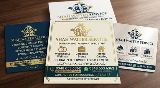 Professional Waiter Service Available – Nowshera & Nearby Areas
