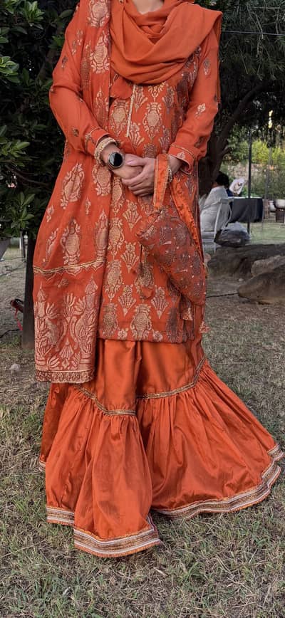 Farshi lehnga plus trouser