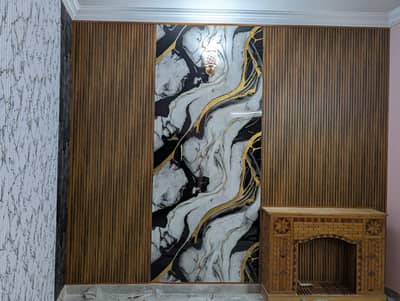 wallpaper pvc panel wooden floor window blind cieling