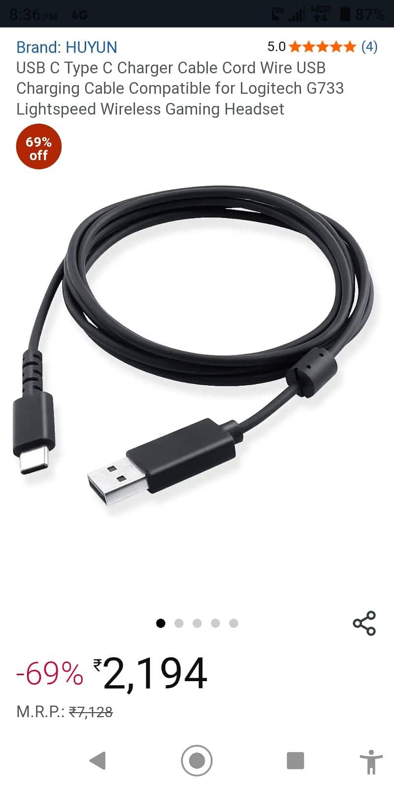 Logitech cable for all Logitech gadgets 5