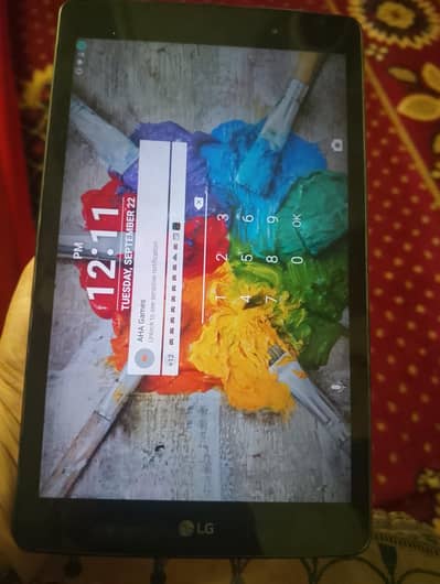 LG. Tab. . . . not any fault 10 by 10 condition