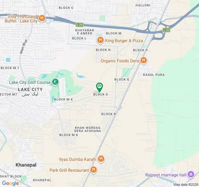 1 kanal plot for sale block S khayaban-e-amin Lahore