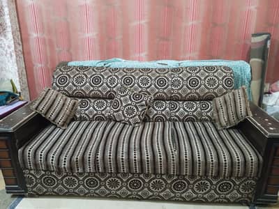 Wooden sofa