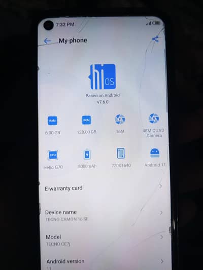 TECNO CAMON 16 SE
