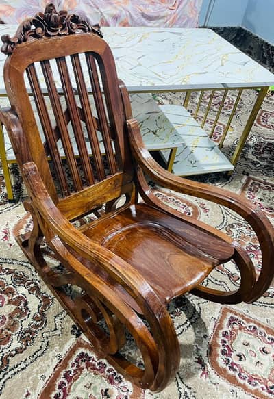 Wooden Baby Rocking Chair (Chinioti style)