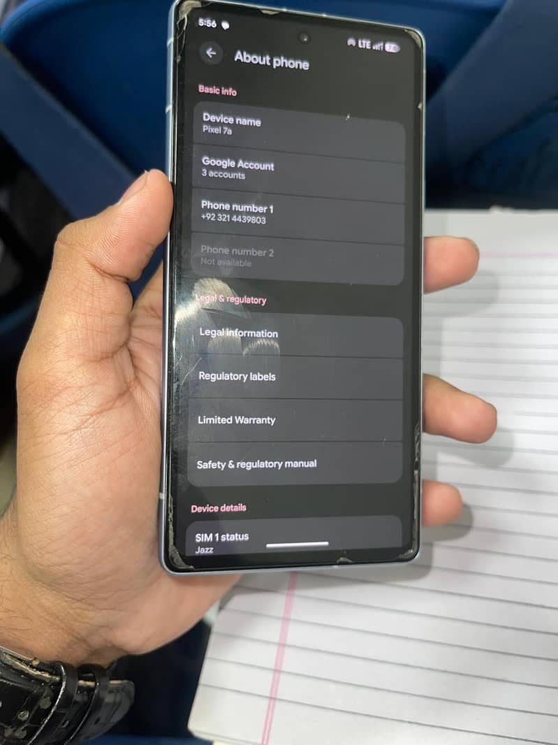 Google Pixel 7a 5