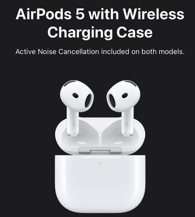 Apple AirPods 5 with wireless charging