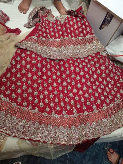 Bridal lehnga only one time used for sale