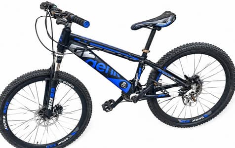 GERIK Mountain Bike for Sale  Sporty Black & Blue MTB — Good Condition