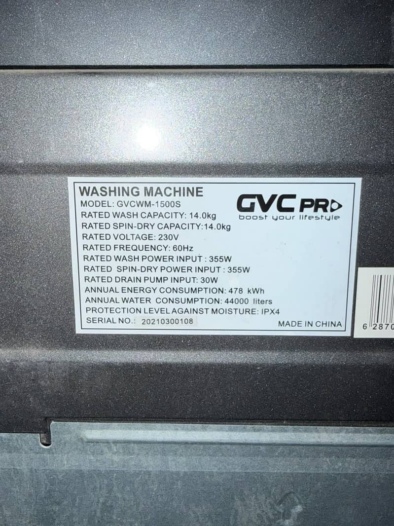 Automatic washing machine 1