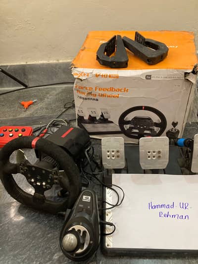 PXN V10 [Wheel, Pedals, H Pattern Shifter) With DIY Modifications