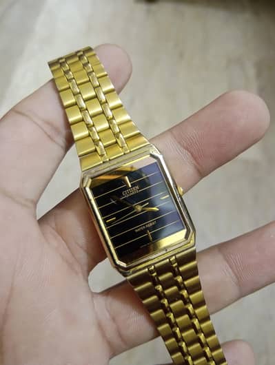original vintage citizen gold edition japan