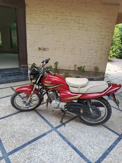 yamha 125z complete documents first self start 10by10 brand new cond