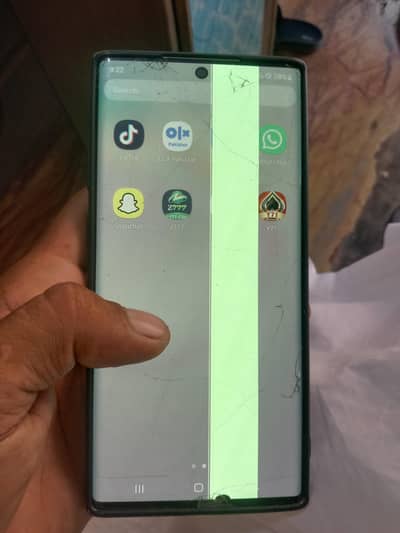 Samsung Mobile Note 10 Plus 5G 12GB 256GB panel ma line ha brake be h