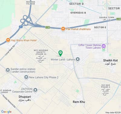 5 Marla Main Bolevard Plot For Sale Sector F Bahria Town Lahore