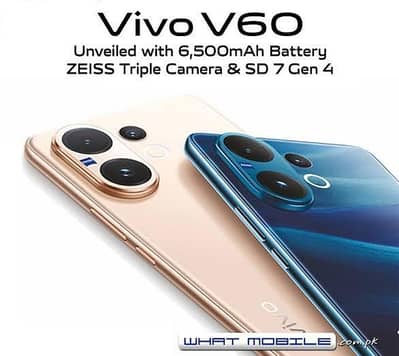 Vivo V60 For sale 10 by 10 condition warranty ma ha abhi