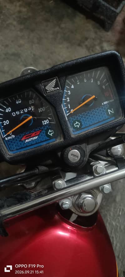 Honda CG 125 2026 Model - Red Color - Brand New Condition