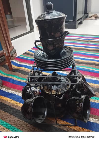 marble tea set