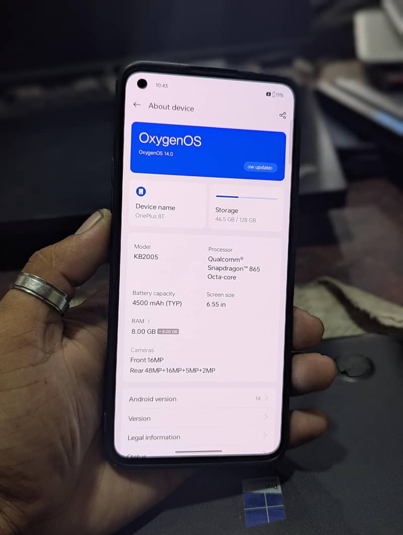 One Plus 8T 0