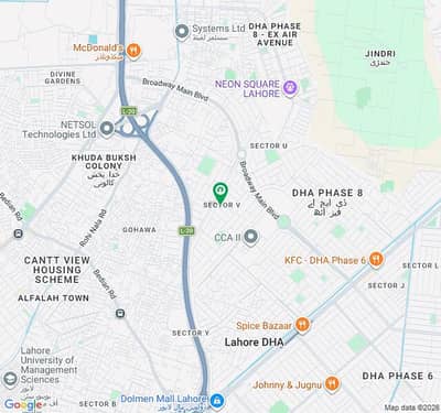 Residential Plot No-160 For Sale In Dha Lahore Phase-8 Block-V
