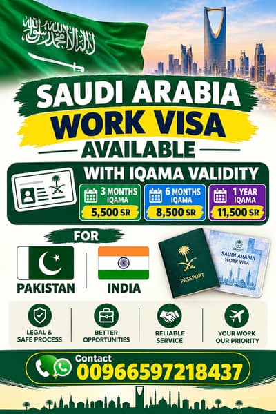 Freelance Work visa for Saudi Arabia