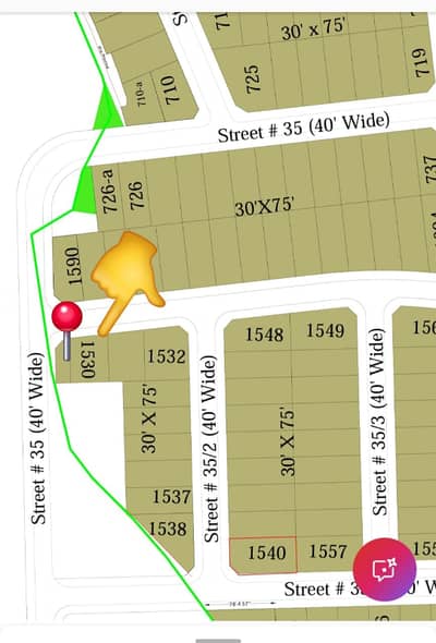 Back Open Extra Land End Corner Plot