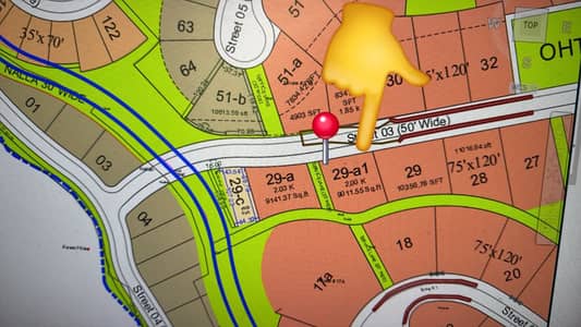 29a-1 Bahria Hills 2 Kanal. Open Transfer Plot