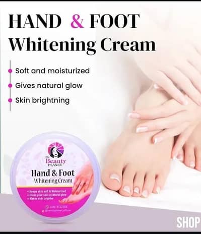 hand and foot whiting cream