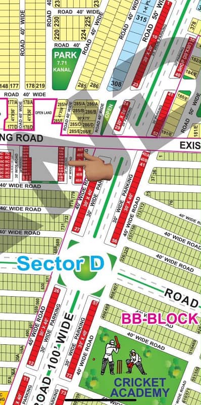 HOT DEAL 2 MARLA COMMERCIAL PLOT AA BLOCK SECTOR D BAHRIA TOWN