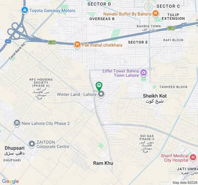5.33 Marla Commercials Plot Open Form Shershah Block
