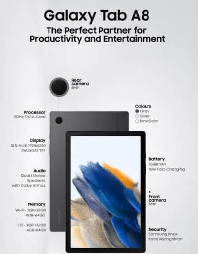 Samsung Galaxy Tab A8 4gb 64gb wifi