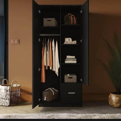 Wooden Black Clean Cabinet / Almari for sale/ Sasti aur ur mazboot