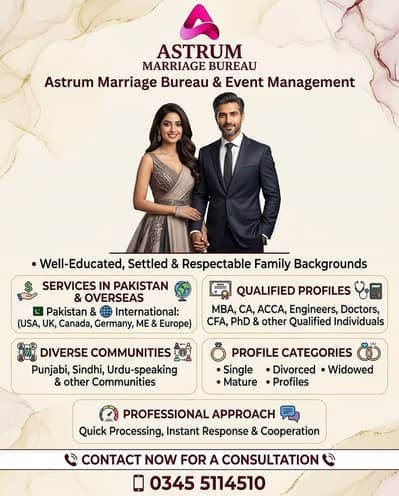 Best Marriage Bureau Pakistan | Rishta Service for Educated Families