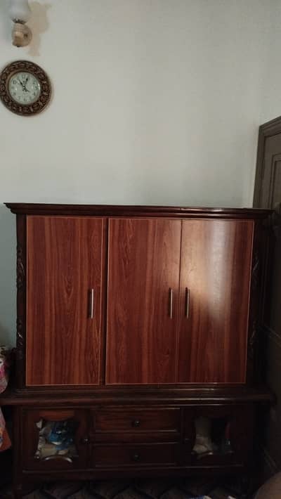 Classic wardrobe solid wood