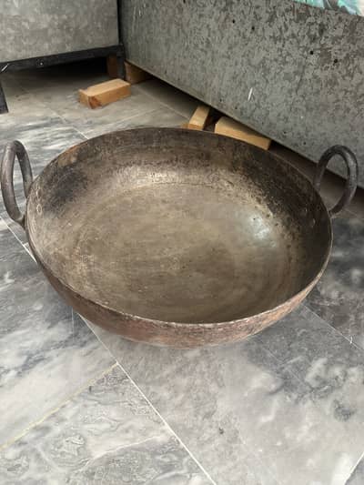 Heavy Duty Pure Iron / Loha Karahi – 10 KG