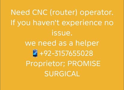 Cnc operator