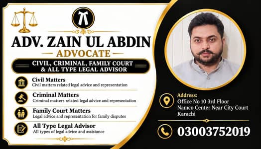 Legal advisor available