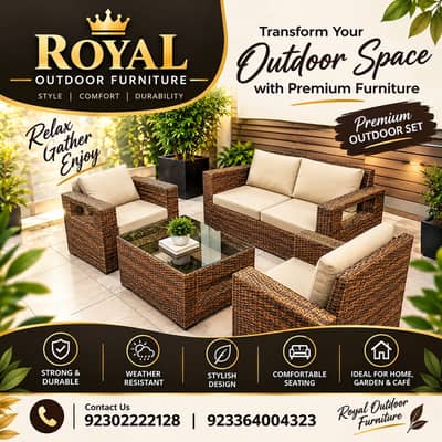 Rattan Furniture - Restaurant Sofa Set - Lawn Outdoor Chair - Table