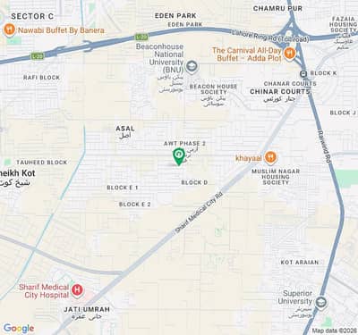 This Is Your Chance To Buy Residential Plot In AWT Phase 2 - Block D Lahore