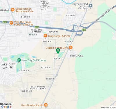 In Khayaban-e-Amin - Block Q Residential Plot Sized 1 Kanal For sale