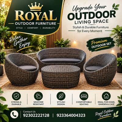 Rattan Furniture - Restaurant Sofa Set - Lawn Outdoor Chair - Table