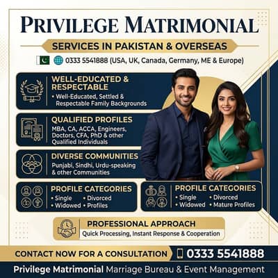 Verified Rishta Bureau | Single, Widow & Divorced Marriage Proposals