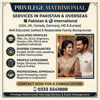 Verified Rishta Bureau | Single, Widow & Divorced Marriage Proposals