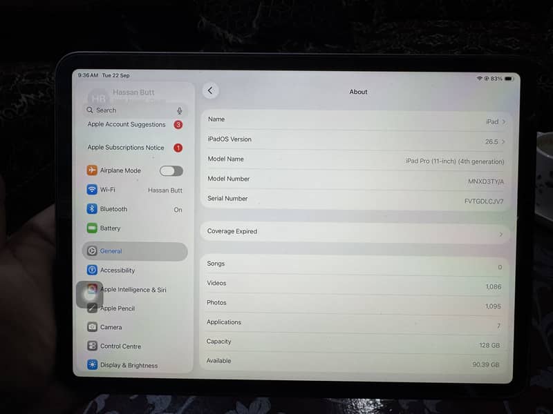 iPad Pro 11" (4th Gen) 2