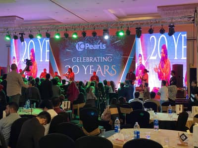 SMD Screen | Truss Lights | Dj Sound System | LEDs | Projector | Stage