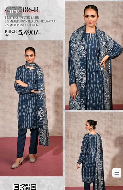 Ladies Suits Collection / 3PC Ladies Suit / Branded Pakistani Dress /