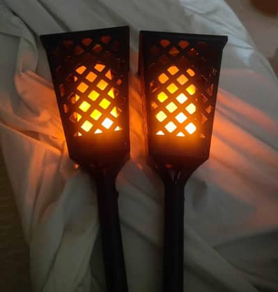 Garden & Patio Solar Lamps New 2 pieces