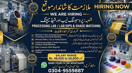 Shift Incharge Day /Night For More Detail Whatsapp