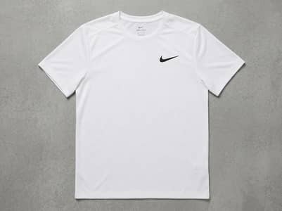 Nike Men's Dri-FIT Miler Running T-Shirt (White - Size L) - Used