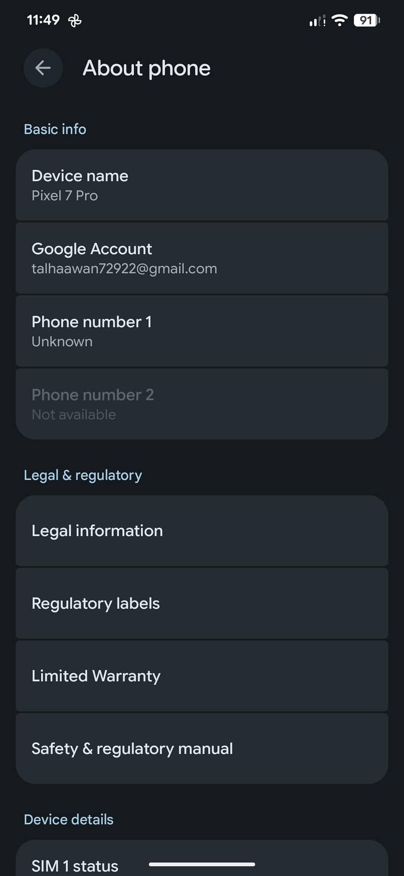 Google Pixel 7 Pro 3